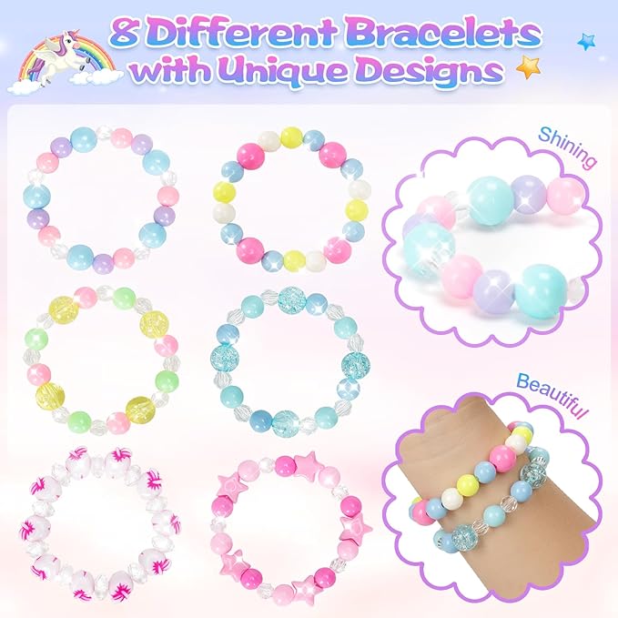 Bath Bombs for Girls,6 Packs Unicorn Donut Bubble Bath Bathbombs with Surprise Toys Inside, Bath Toys for Kids Age 4-8, Birthday Christmas Basket Stuffer Gifts for Girls 3 4 5 6 7 8