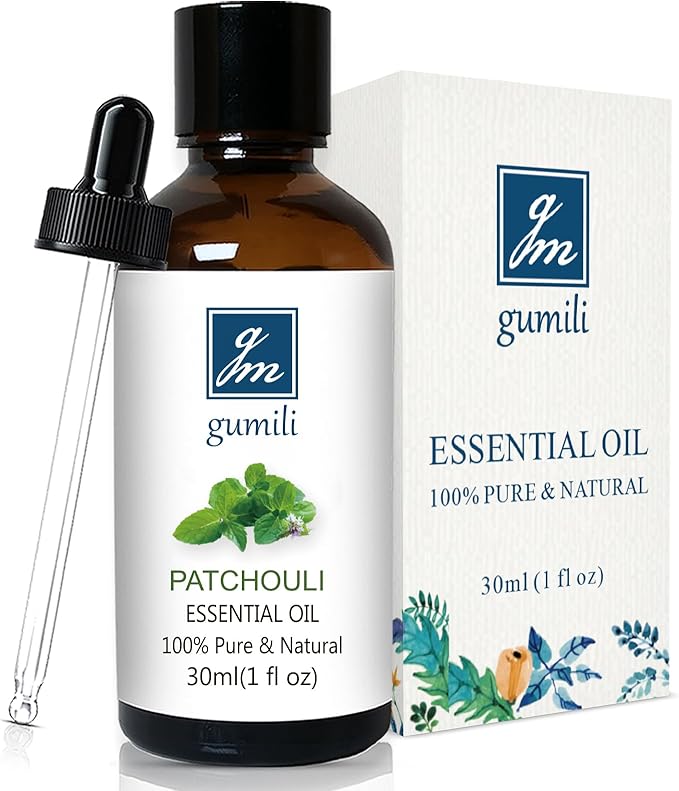 Patchouli Essential Oil 1 Oz, 100% Pure Patchouli Oil for Skin, Diffuser, Perfume & DIY - 30ml - Bloomnest