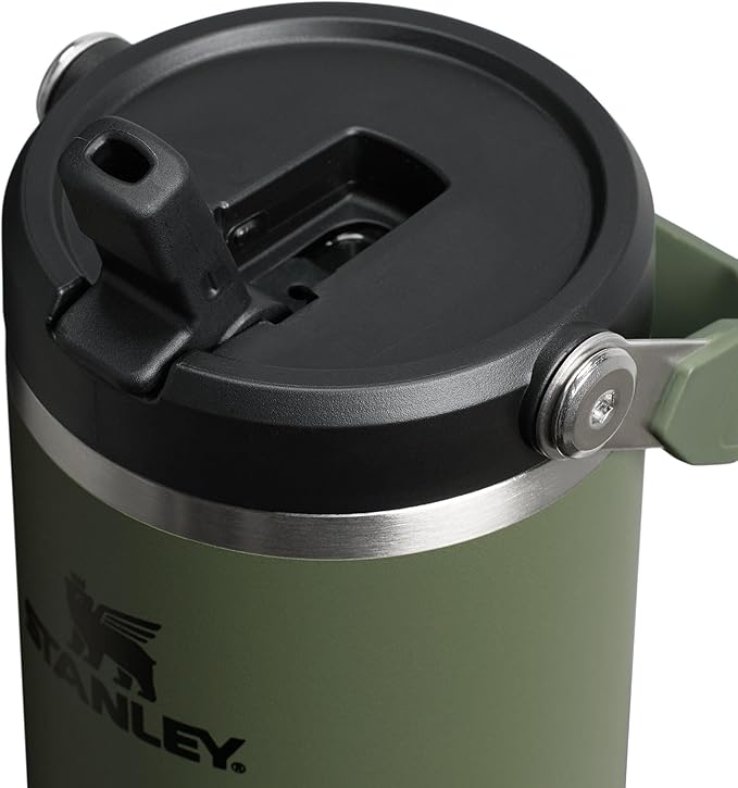 STANLEY IceFlow 2.0 Flip Straw Tumbler with Handle 30 oz | Twist On Lid and Flip Up Straw | Leak Resistant Water Bottle | Insulated Stainless Steel | BPA-Free | Dried Pine - Bloomnest
