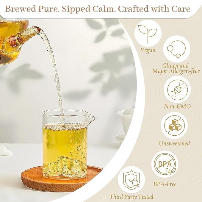 Johou Chamomile Herbal Tea Pods, Compatible with All K-Cup Brewers & Keurig 2.0, 24 pods, Caffeine Free - Bloomnest