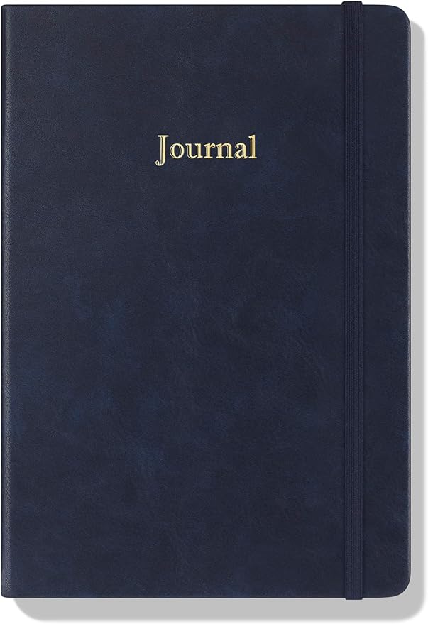 Wykeham's Executive 2026 Undated Daily Journal Planner – Customization Available (Royal Blue, 8.5"×5.5" - Undated) - Bloomnest