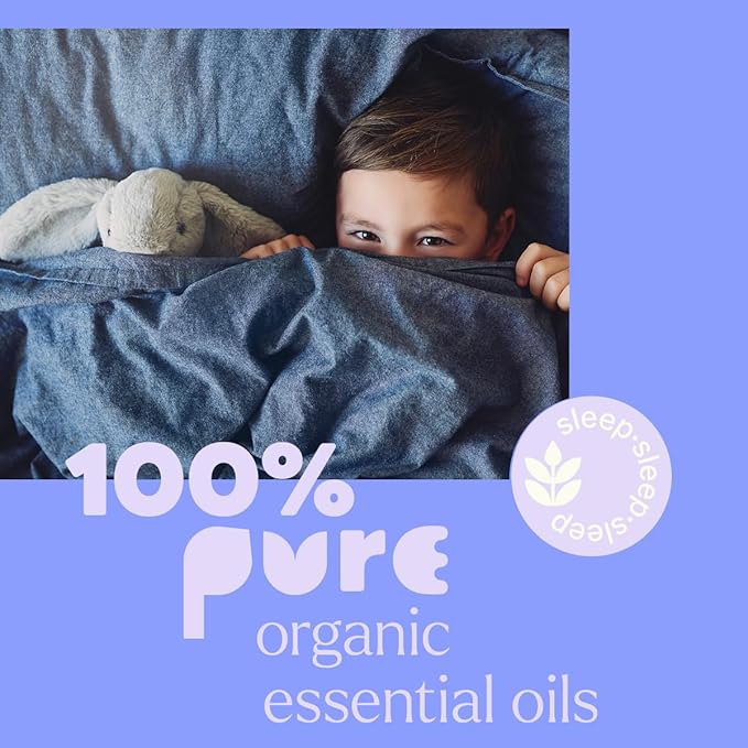 Plant Therapy KidSafe Organic Nighty Night Essential Oil Blend for Sleep 10 mL (1/3 oz) 100% Pure, Undiluted, Therapeutic Grade - Bloomnest
