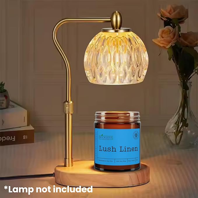 Wickless Candles for Candle Warmer Lamp, Many Scents to Choose, 100% Non-Toxic Soy Wax, Scented Candle Melts for Warming Plate, Handmade in The USA (Lush Linen) - Bloomnest