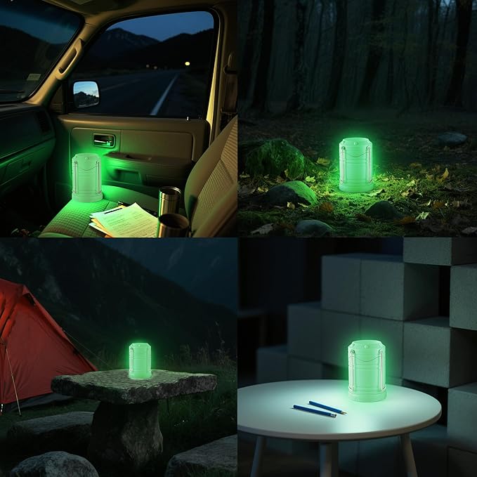 Lichamp LED Camping Lantern, 4 Pack Battery Powered Flashlight for Power Outages, Portable Collapsible Hanging Light Essential for Home, Outdoor, Emergency Lamp Survival Kit Gear for Hurricane, C4 - Bloomnest
