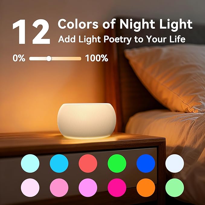 Easysleep White Noise Sound Machine Portable Sleep Machine for Baby Adult with 30 Soothing Sounds 12 Night Light Colors 4 Timer Memory Function Rechargeable Noise Machines for Sleeping, Office - Bloomnest