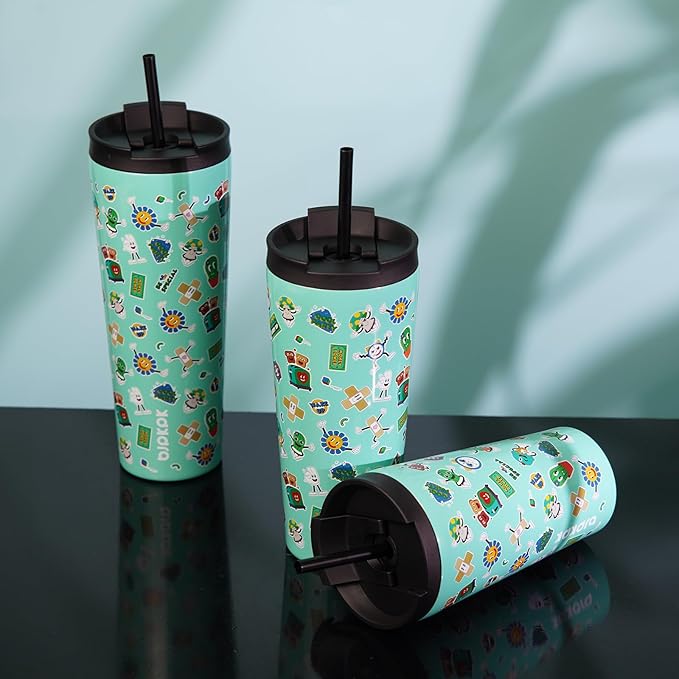 BJPKPK 30oz Tumbler With lid And Straw Stainless Steel Travel Coffee Mug Insulated Tumblers Cups,Hawaii Fruits Purple - Bloomnest