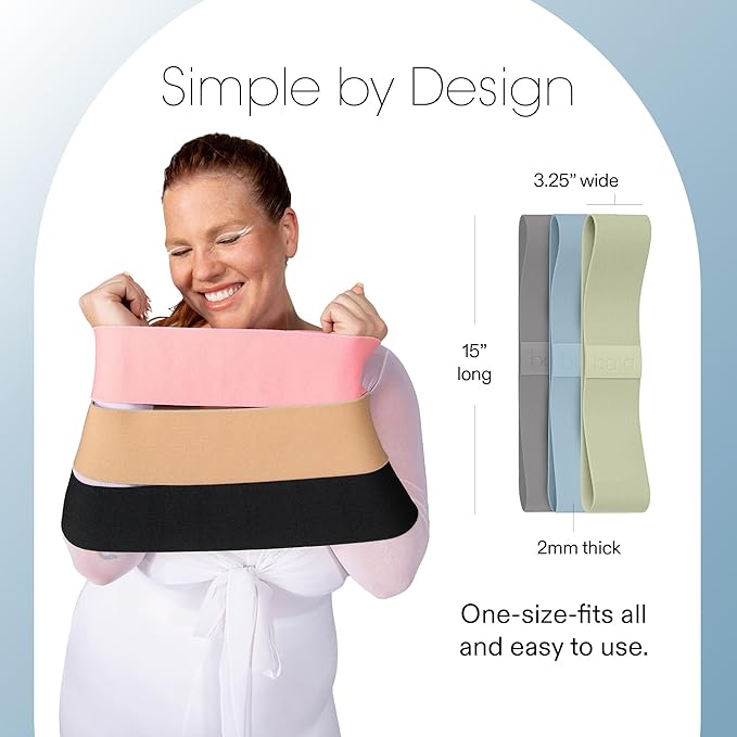 Bala Booty Bands Resistance Bands for Women & Men - Elastic Exercise Bands for Working Out - Wrist, Ankle, Legs & Booty Bands - Workout Resistance Bands for Yoga, Pilates, Strength Training - Bloomnest