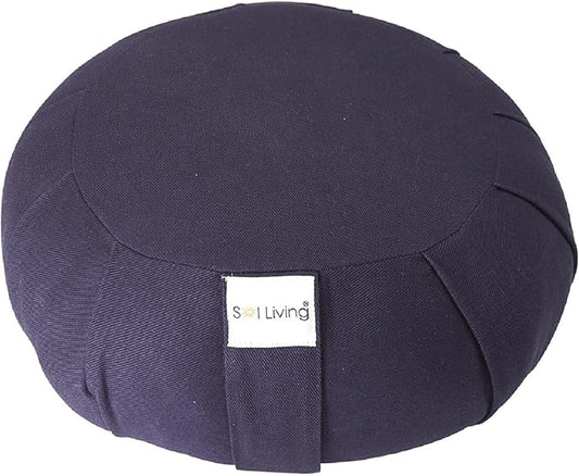 Meditation Cushion Sol Living Yoga Floor Pillow 100% Cotton Floor Cushion Removable Cover Firm Comfort Yoga Floor Cushion Seating for Adults Machine Washable Zafu Meditation Pillow Pouf Bolster Pillow