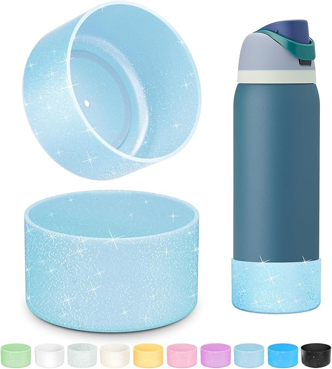 Silicone Boot for Owala Water Bottle 24 oz 32 oz 40 oz, Anti-Slip Protective Sleeve for FreeSip/Twist/Flip Stainless Steel Water Bottles Accessories BEONSKY
