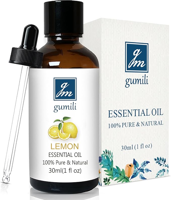 Lemon Essential Oil 1 Oz – 100% Pure Natural Lemon Oil for Cleaning, Diffuser, Skin, Massage & DIY, Fresh Citrus Scent - Bloomnest