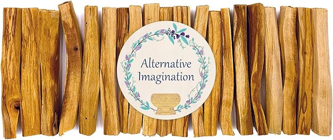 Palo Santo Sticks - Incense Sticks for Spiritual Cleansing, Stress Relief, Meditation Accessories, Home Fragrance - Sustainably Wild Harvested - Pack of 20 - Alternative Imagination