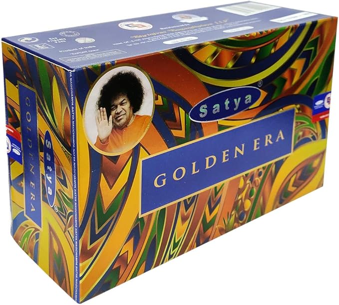 Golden Era Incense Sticks and Incense Stick Holder Bundle Insence Insense Satya - Bloomnest