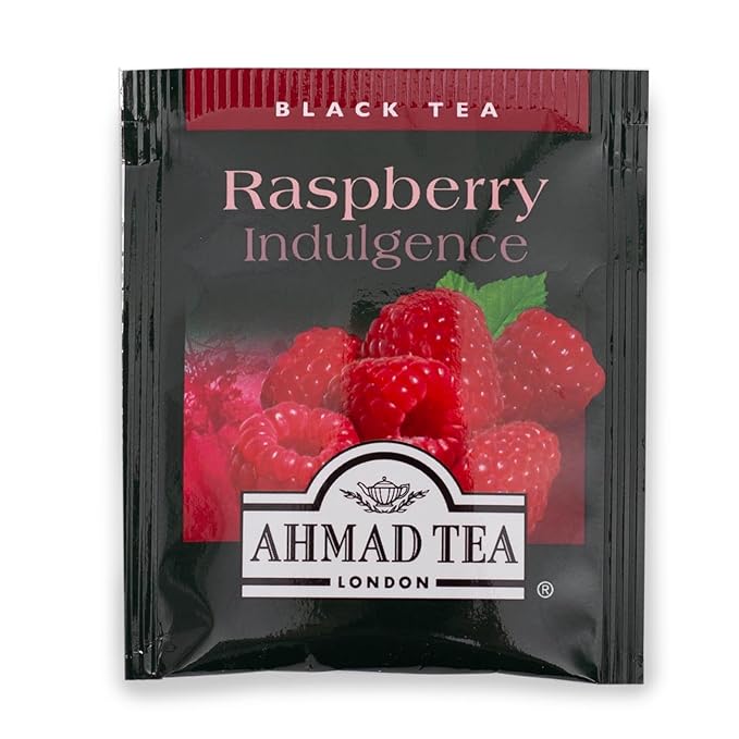 Ahmad Tea Company, Blk Rspbrry, Raspberry Indulgence, 120 Count (Pack of 6) - Bloomnest