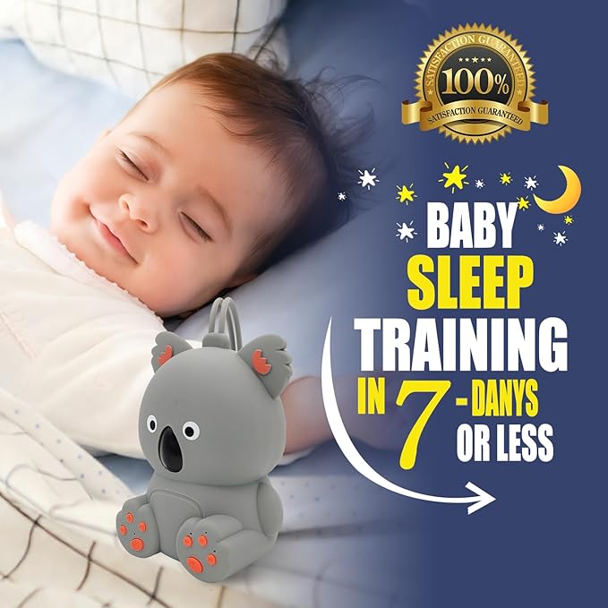 Baby Sound Machine & Bluetooth Speaker | White Noise Machine for Infants with Non-Looping Soothing Sounds, Portable Sleeping Music with Timer for Nursery, Travel & Home - Bloomnest
