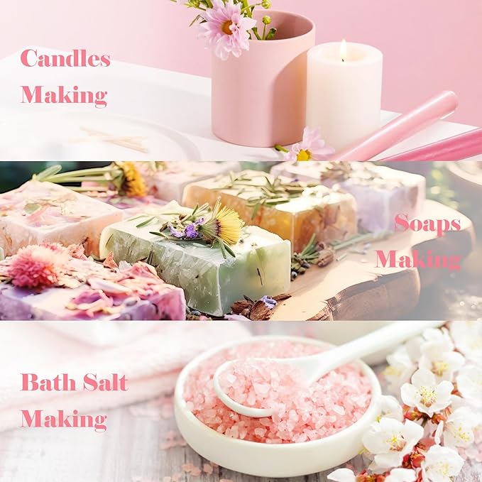 AmaKane Floral Fragrance Oils, Flower Essential Oils for Diffusers for Home, Candle Soap Making Scents 6x10ml, Rose, Jasmine, Chamomile, Neroli, Magnolia, Cherry Blossom Essential Oil - Bloomnest