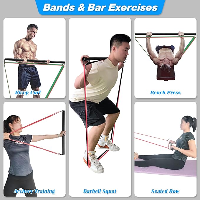 Brebebe Door Anchor Strap for Resistance Bands Exercises, Multi Point Anchor Gym Attachment for Home Fitness, Portable Door Band Resistance Workout Equipment, Easy to Install, Punch-Free, Nail-Free - Bloomnest
