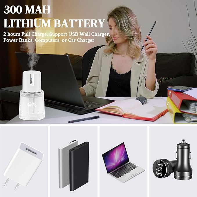 Ikeda Car Diffusers for Essential Oils,100ml Glass Car Essential Oil Diffuser, Smart Car Humidifier Diffuser, 3 Timers & 300 mAH Battery Operated Car Aroma Diffuser for Travel, Auto Shut-Off,White - Bloomnest