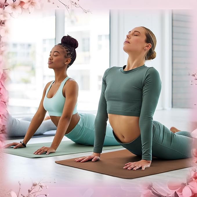 Timgle 6 Pack Yoga Mats Bulk Non Slip Exercise Yoga Mat Thick Anti Slip Tear Resistant Sports Gym for Fitness Stretching Home Workout and Studio - Bloomnest