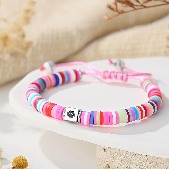 TONY & SANDY Dog Memorial Gifts, Pet Sympathy Rainbow Bridge Pet Memorial Bracelet for Men Women Girls Who Loss of Beloved Dog Cat - Bloomnest
