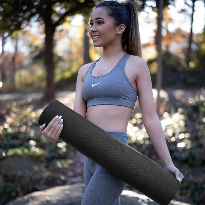 6 Pack Vista Wide 6mm Yoga Mat by Mount Adams - The New Standard in Professional Yoga Mats - Dense, Slip Resistant Exercise Mat - Wholesale Studio Brand Now Available to the Public, 72" x 26" - Bloomnest