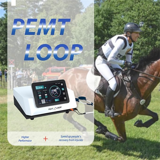 Magnetic Horse PEMF Therapy Devices, PEMF PRO PEMT Loop, Pulse Electromagnetic PEMF Therapy Machine, for Animals Pain Management Aniwini