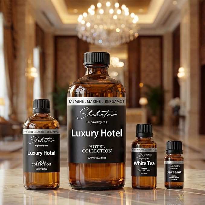 Hotel Collection Diffuser Oil – Inspired by Iconic Five-Star Coastal Hotel Scents – for Essential Oil & Waterless Diffusers (4 Fl Oz (Pack of 1)) - Bloomnest
