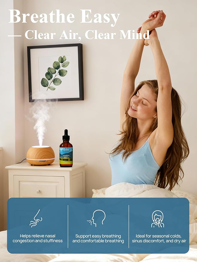 Eucalyptus Essential Oil with Premium Gift Box - Thieves Oil Essential Oils for Diffusers, Aromatherapy Oils - 4 Fl Oz 100% Pure Natural - Essential Oil Set - Gifts for Women Bloomnest
