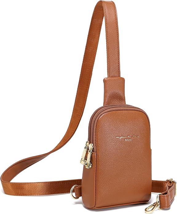 INICAT Small Sling Bag for Women Everyday & Travel Crossbody Bags Lightweight Cross Body Purses Vegan Leather - Bloomnest