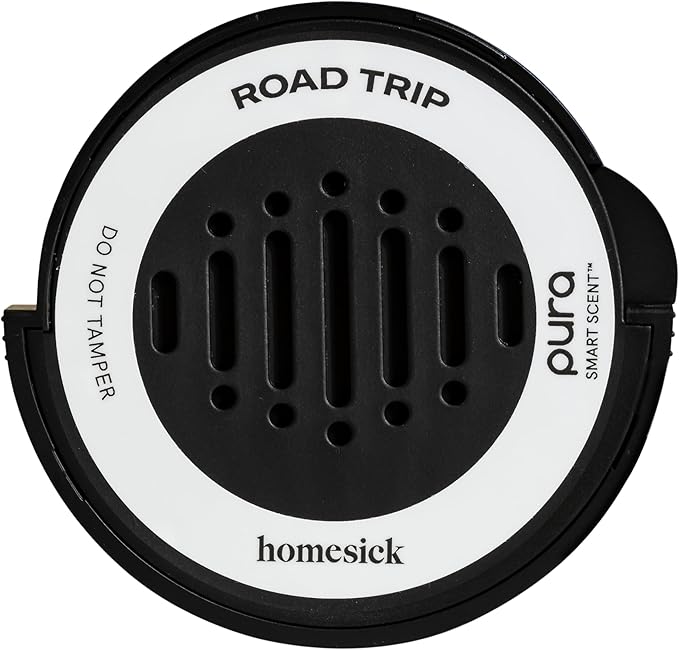 Pura and Homesick - Fragrance for Pura Car Diffuser - Clean & Safe Luxury Diffuser Scent - Long-Lasting Fragrance for 30 Days of Aroma - Spring & Summer Household Essential - Road Trip - Bloomnest