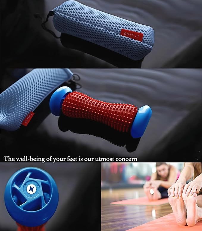 Portable Plantar Fasciitis Massager Foot Roller, an Effective Deep Tissue Muscle Massager and Foot Pain Relief Tool, Ideal as a Relaxation Gift and Reflexology for Nerve Relaxation - Bloomnest
