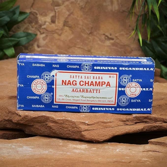 Satya Nag Champa 500g Bulk Incense Sticks for Outdoor Indoor Bedroom Worship Fragrance Stick for Positivity Meditation, Relaxation, Yoga, Healing (Approx 500 Sticks) Giftbrit