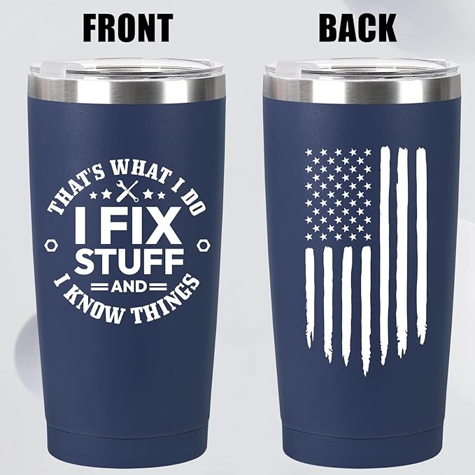 MASGALACC Funny Gifts for Men - Fathers Day, Birthday, Gag Gifts for Men, Him, Dad, Husband, Uncle, Grandpa, Presents for Dad from Daughter Son - 20oz Stainless Steel Tumbler