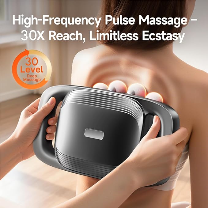 Christmas Limited Edition, Upgraded 16 Head Massage Gun Deep Tissue, 16-Drive 8-Head Massage Gun Set with 30 Levels & 3Modes for Thighs, Arms, Waist, Back(Seasonal Limited) - Bloomnest