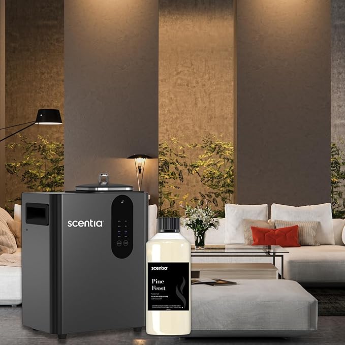 Scentia Pine Frost Essential Oil – 500ml Professional Holiday Diffuser Oil | Crisp Winter Blend with Fir, Pine, Citrus & Vanilla | Bulk Aromatherapy for Homes, Spas, Hotels & DIY Candle Supplies - Bloomnest