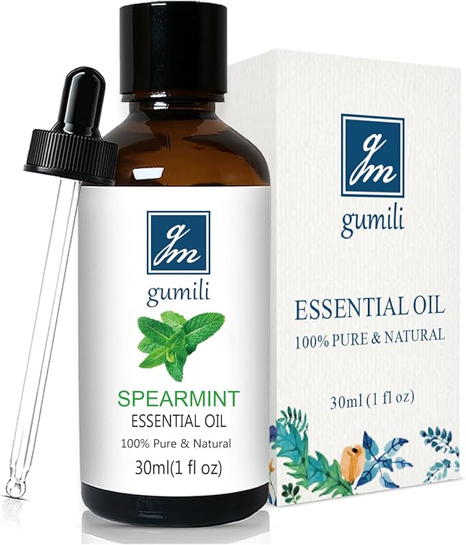 Spearmint Essential Oil 1 Oz, 100% Pure Natural Spearmint Oil, Refreshing Aromatherapy Essential Oils for Diffuser, Face, Skin, Hair Care - Bloomnest