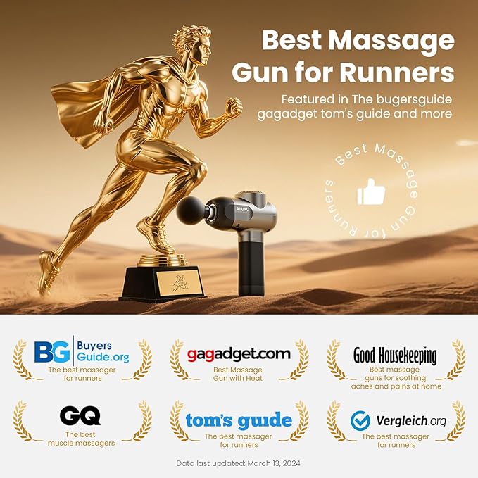 BOB AND BRAD C2 Massage Gun, Deep Tissue Percussion Massager Gun, Muscle Massager with 5 Speeds and 5 Heads, Electric Back Massagers for Professional Athletes Home Gym - Bloomnest
