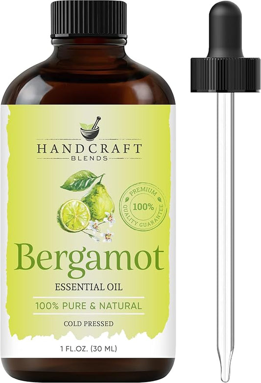 Handcraft Blends Bergamot Essential Oil – 1 Fl Oz – 100% Pure and Natural – Premium Grade Essential Oil for Diffuser and Aromatherapy, Skin, Massage, Candle and Soap Making Fragrance - Bloomnest