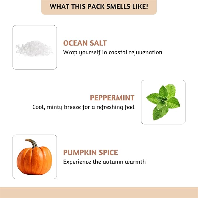 Folkulture Essential Oil for Diffuser for Home | Set of 6 Essential Oils for Candle Making | Fragrance Oils for Gifts for Her - Ocean Salt & Jasmine Oils for Relaxation and Aromatherapy - Bloomnest