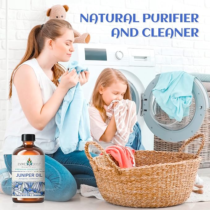 EVOKE OCCU Juniper Berry Essential Oil for Relaxation Clean Massage, Add to Diffuser and lotions - 4 Fl Oz - Bloomnest