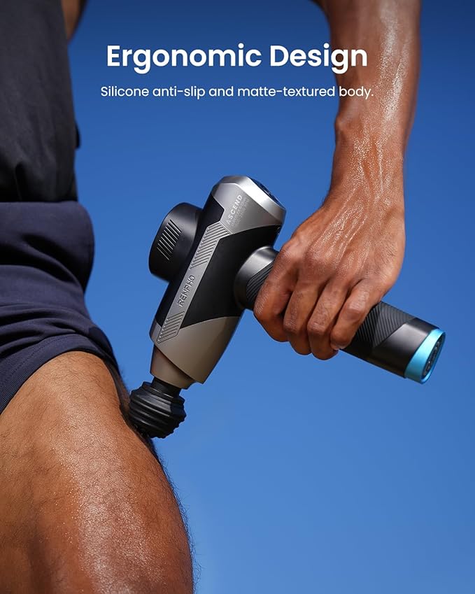 RENPHO Massage Gun, Deep Tissue Back Massage for Athletes, Professional Muscle Massage with 6-12mm Adjustable Amplitude, Gifts for Men Women, Color Display - Bloomnest