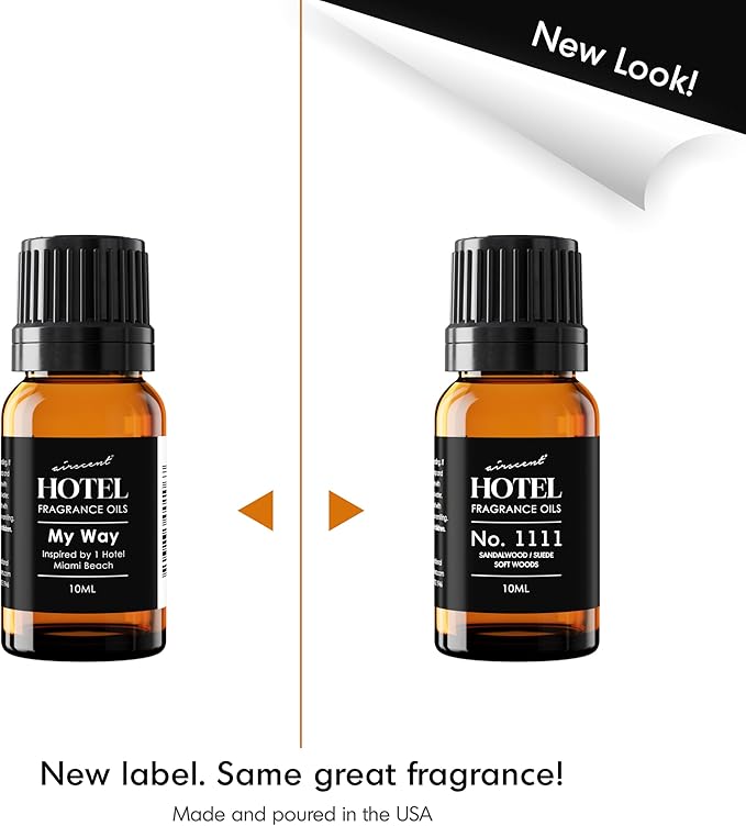 AirScent My Way Diffuser Oil Inspired by The 1 Hotel Miami Scent - Premium My Way Fragrance Oil Blend for Ultrasonic and Waterless Diffusers and Crafting - 10 mL, 0.34 fl oz Glass Dropper Bottle - Bloomnest