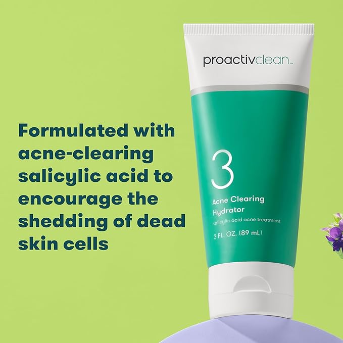 Proactiv Clean Acne Clearing Hydrator- Gentle Daily Face Moisturizer for Women and Men- Salicylic Acid Acne Treatment Cream Facial Lotion with Hyaluronic Acid and Vitamin E- 3oz - Bloomnest