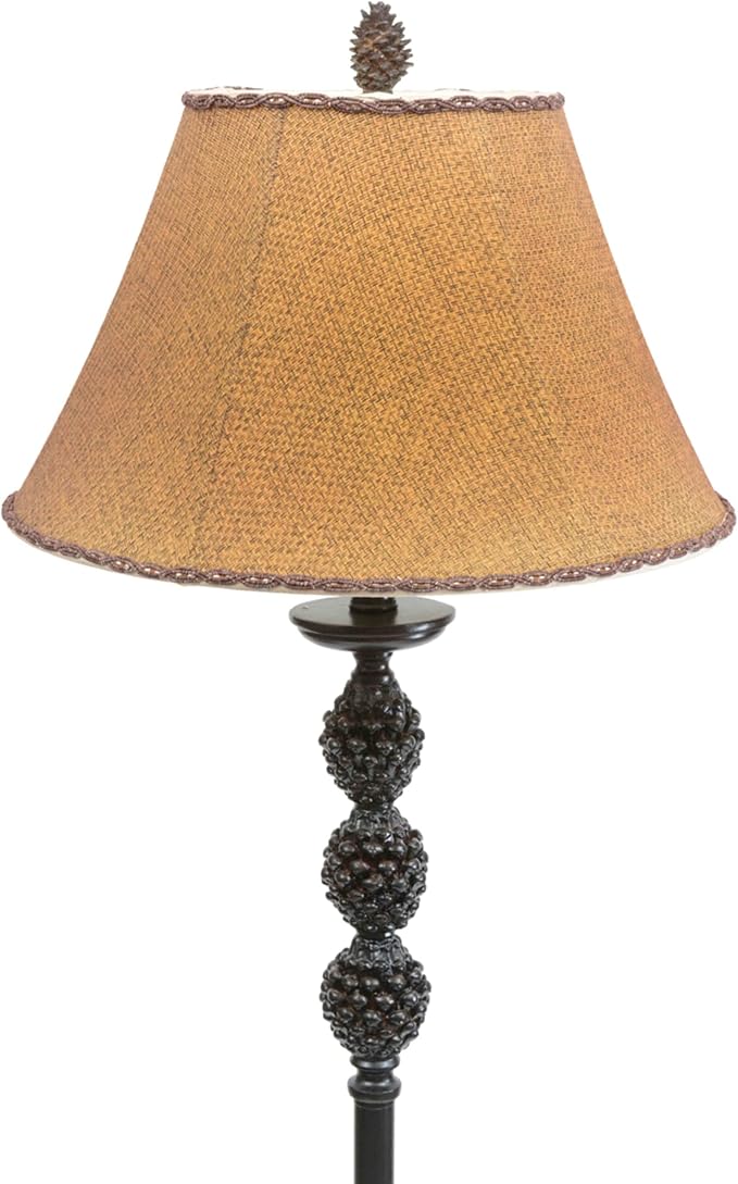 BLACK FOREST DECOR Rustic Lodge Floor Lamp - Pinegrove Standing Lamp for Home & Cabin Decor - Bloomnest