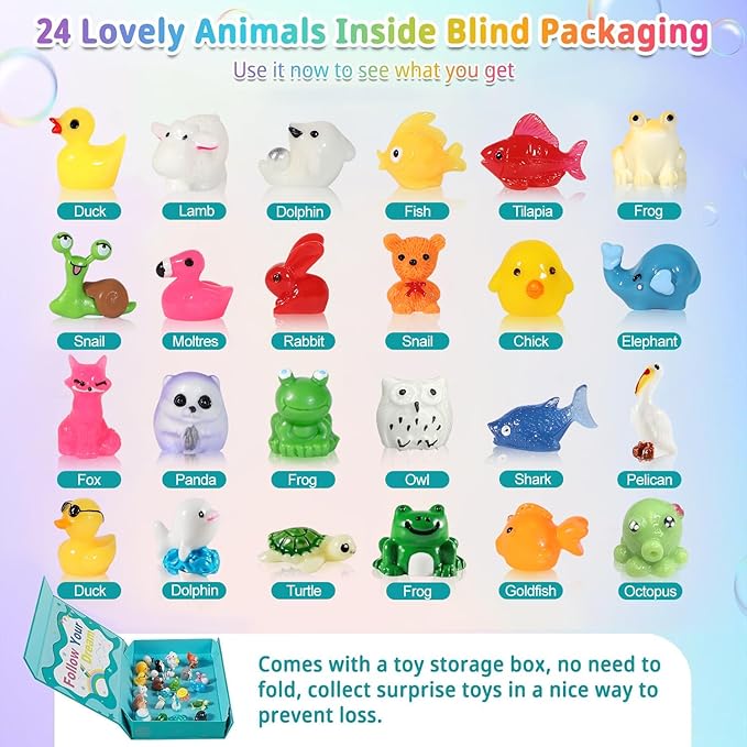 Bath Bombs for Kids with Surprise Inside, 24 Pack Kid Bath Bombs Gift Set, Christmas Gifts for Kids Stocking Stuffers, Kid Bubble Bath Fizzy for Girls Boys with Bath Toys Inside - Bloomnest