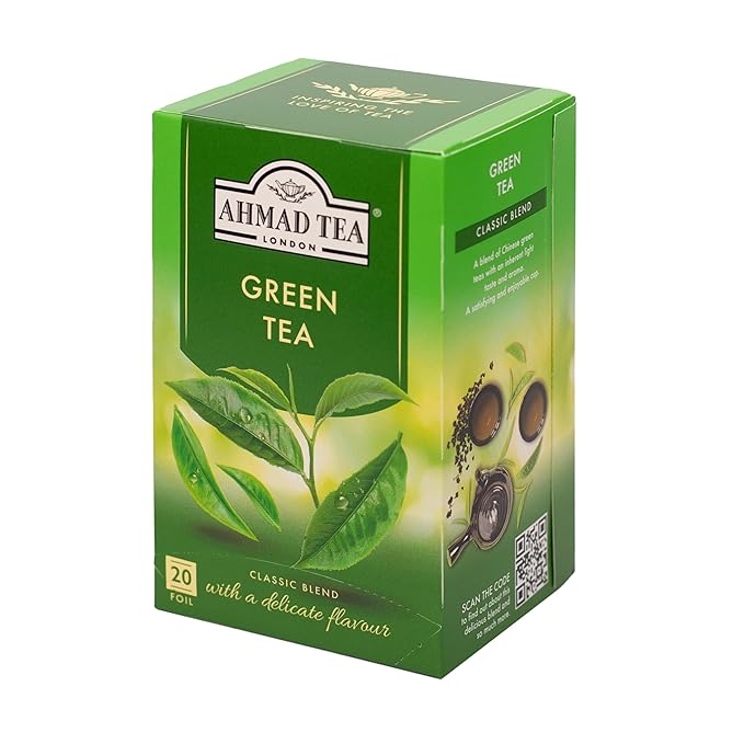 Ahmad Teas - Original Green Tea 1.4oz - 20 Tea Bags - Bloomnest