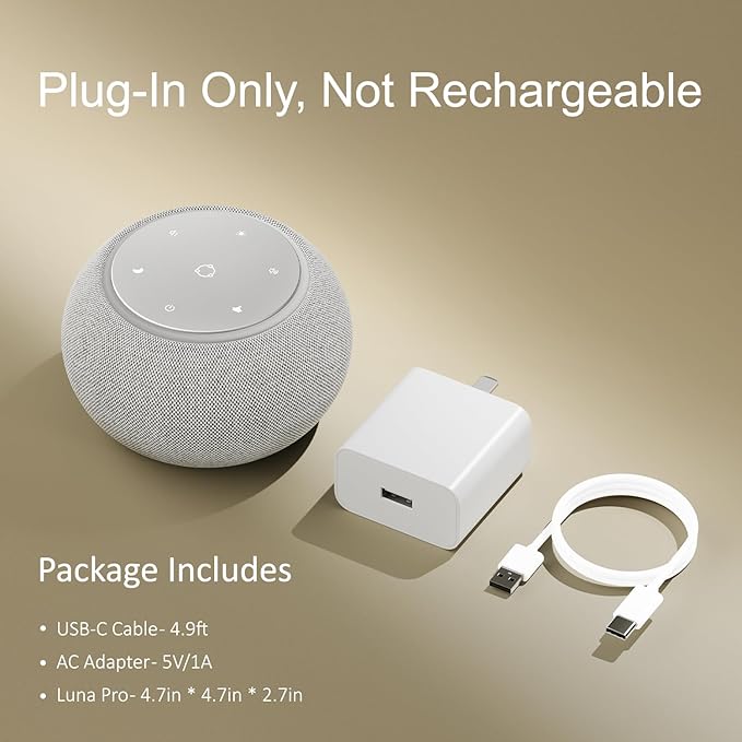 Hotmoon Alarm Clock with White Noise Machine, 507 Sounds for Relax & Sleep, Sleep Sound Machine with Night Light & Timer, Smart App Control, Plug in, Cool Gray - Bloomnest
