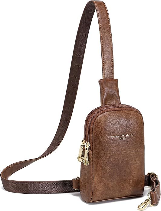 INICAT Small Sling Bag for Women Everyday & Travel Crossbody Bags Lightweight Cross Body Purses Vegan Leather - Bloomnest