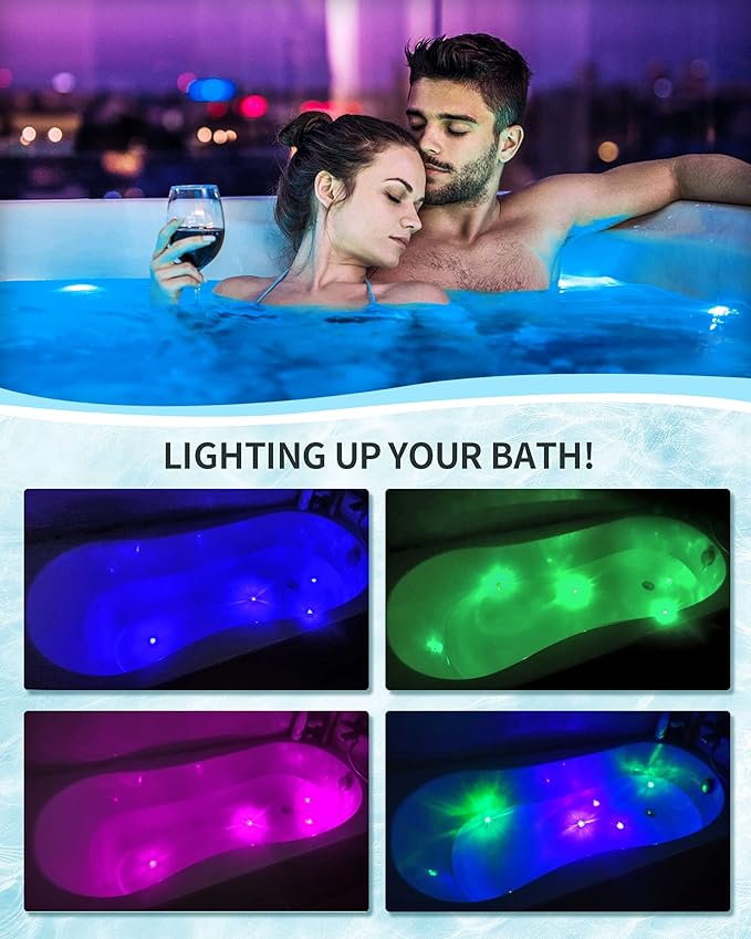 Light Up Bath Bombs with Surprise Inside, 4.23 oz XL Natural Gift Set 6 with Essential Oils, Magnesium Large Bath Bombs for Women Relaxing Spa Skin Moisturize Gifts for Women - Bloomnest