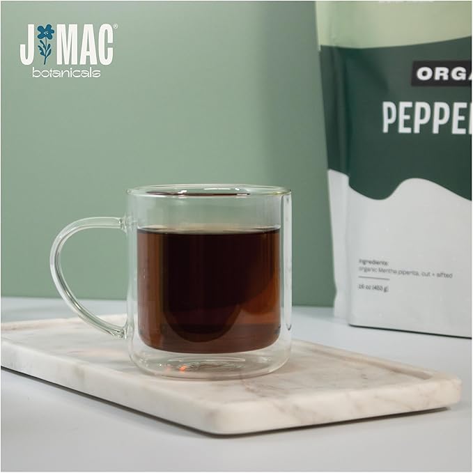 J Mac Botanicals Organic Peppermint Leaf Tea - Bloomnest