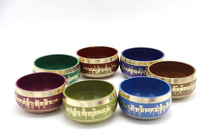 Seven Chakra Tibetan singing bowls set, choose your favorite chakra bowl, improve your chakra meditation practice (The Heart Chakra) - Bloomnest